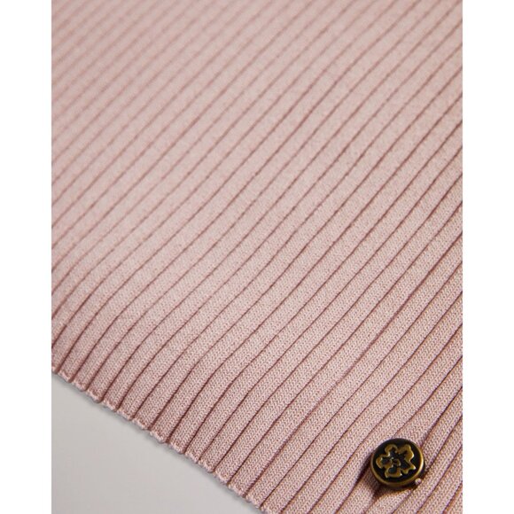 Ted Baker Women's Fitted Top Frill Neck Detail in Pink, Katella Size 1/US 4 New - Picture 6 of 12